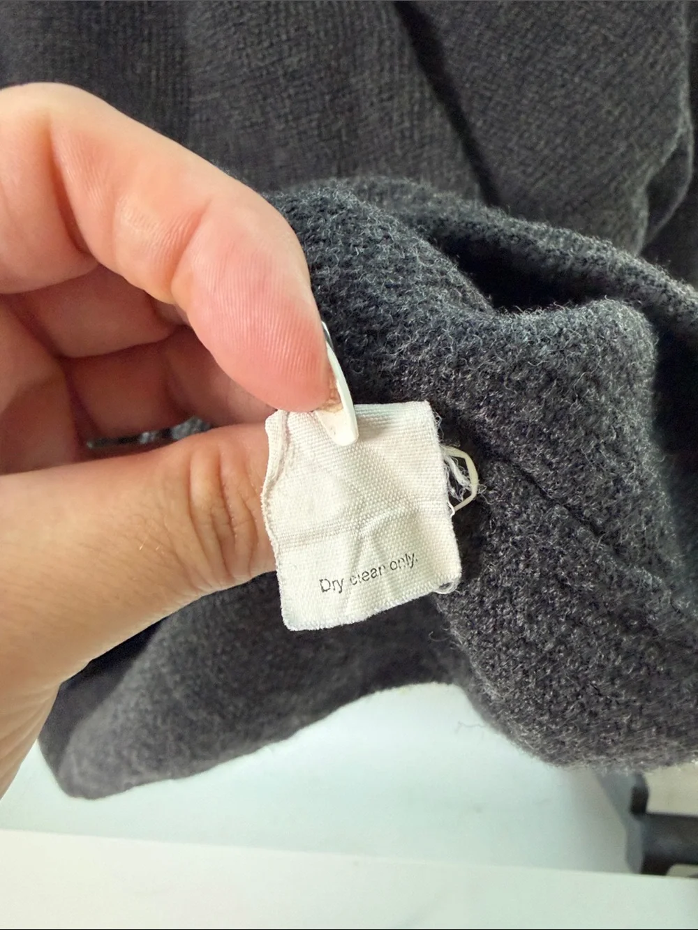 J. Crew Charcoal Gray Women's Crewneck Sweater 100% merino wool